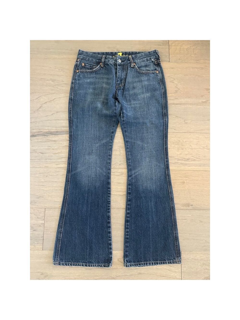 7 For All Mankind Flare Jeans Women Size 29 Blue